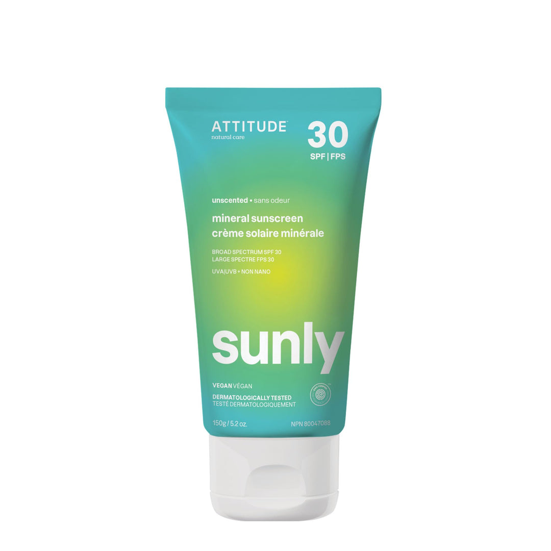 Attitude Sunly SPF 30 Adult - Uncented, 150g