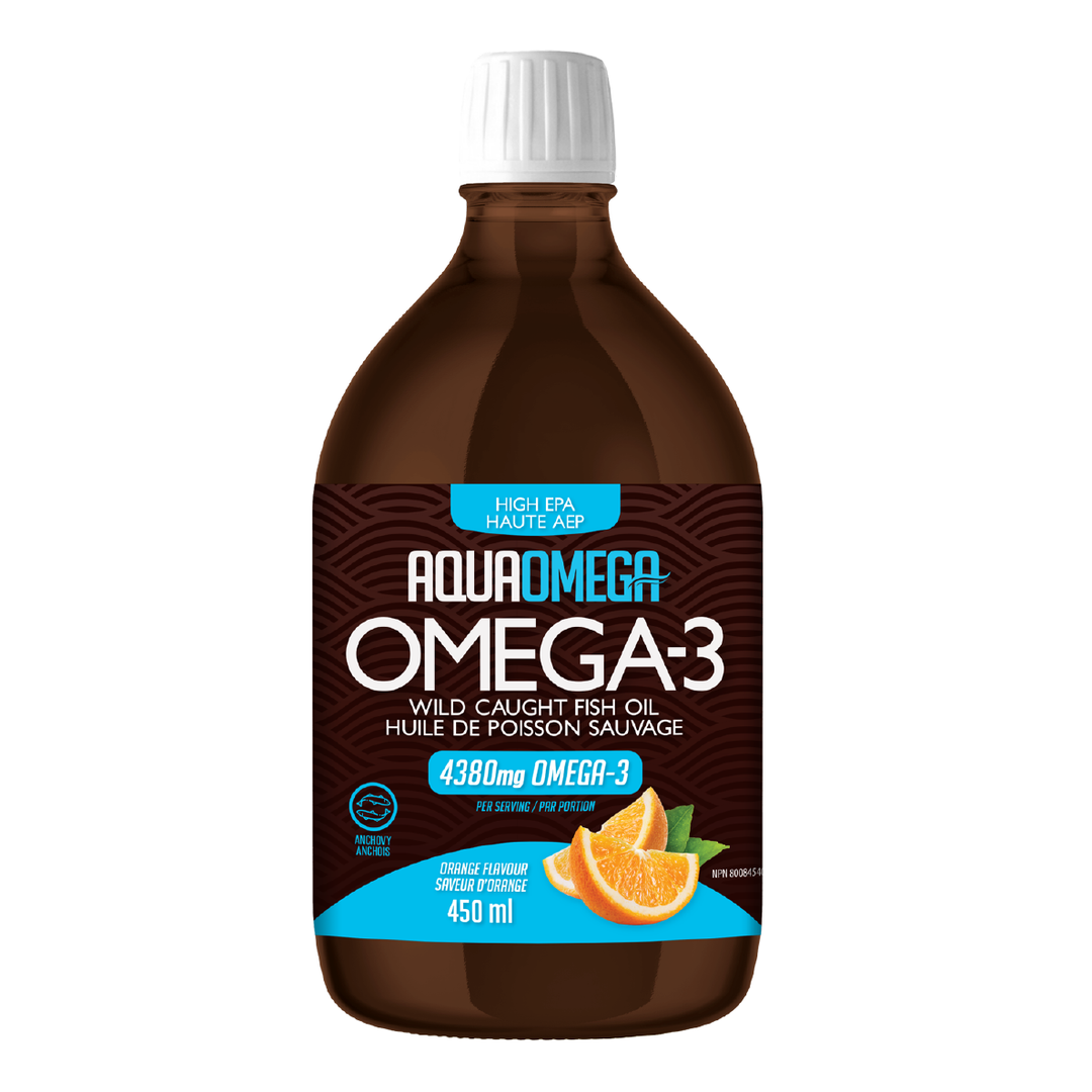 AquaOmega High EPA Orange Flavor, 450ml