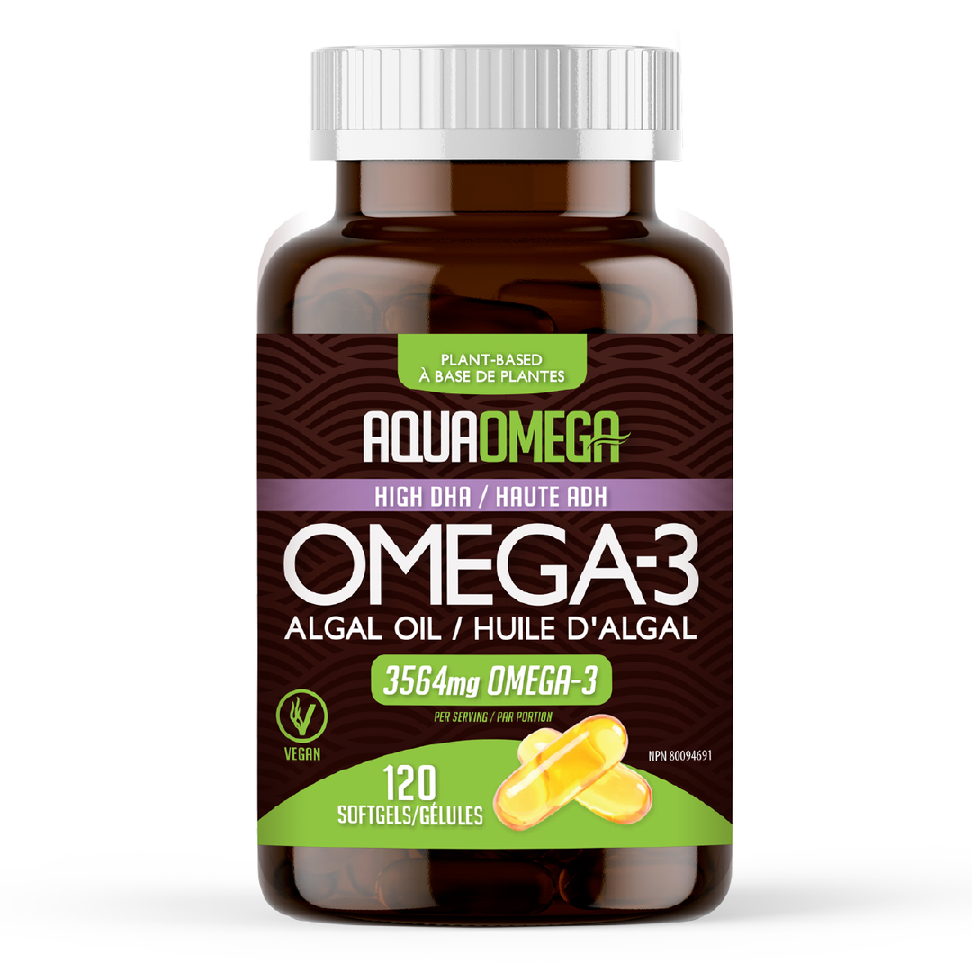 AquaOmega Vegan SoftGels, 120 SoftGels