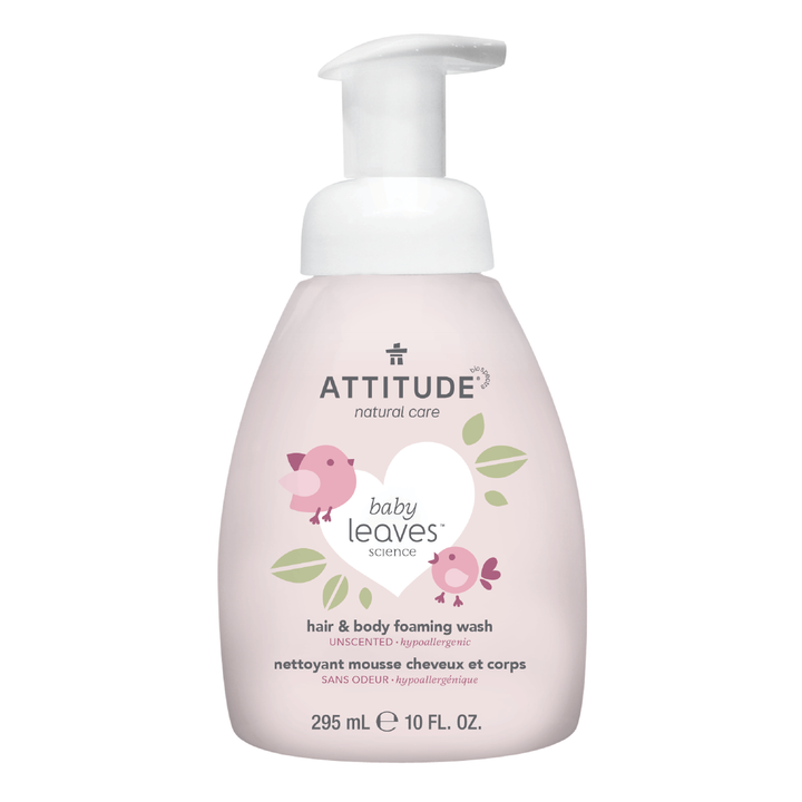 Attitude 2in1 Foaming Wash Fragrance Free, 295ml