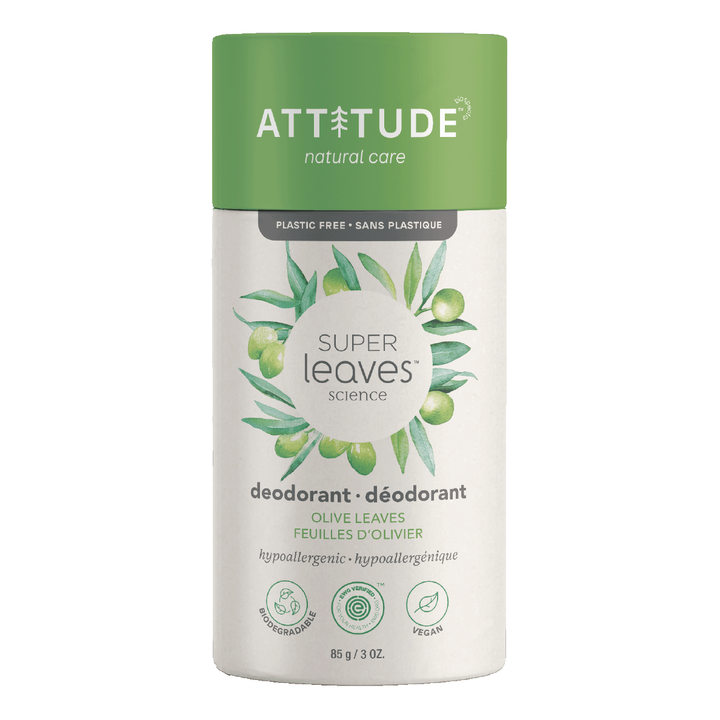 Attitude Deodorant - Olive Leaves, 85g