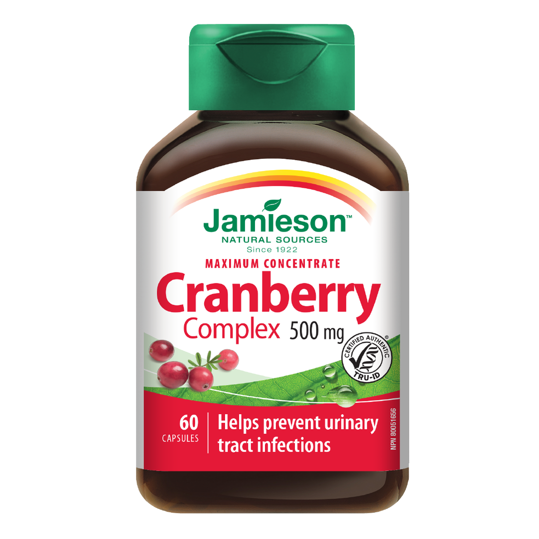 Jamieson Cranberry Concentrate 500mg 60's