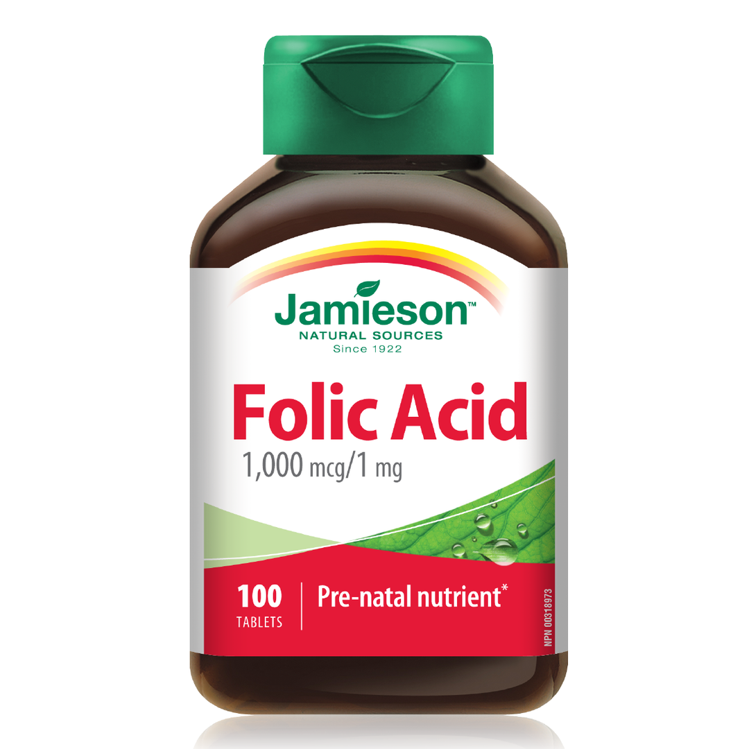 Jamieson Folic Acid 1000mcg 100's