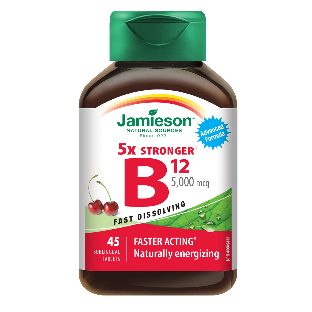 Jamieson Vitamin B12 5000mcg Sublingual 45's