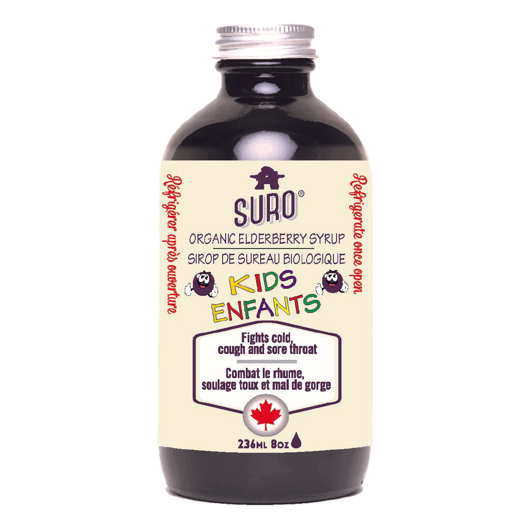 SURO Organic Elderberry Syrup For Kids 236ml