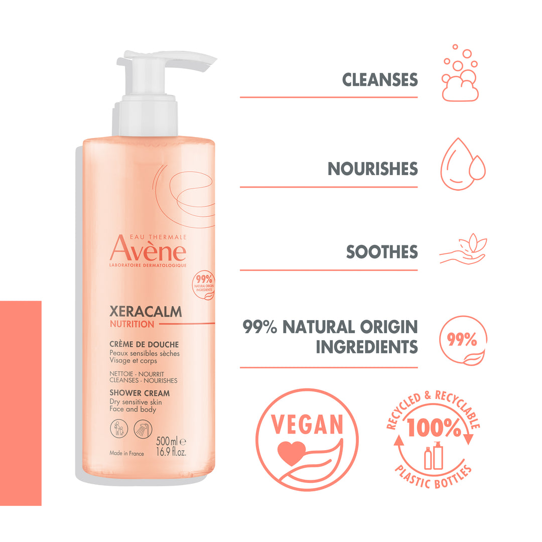 Avene XeraCalm Nutrition Shower cream, 500ml