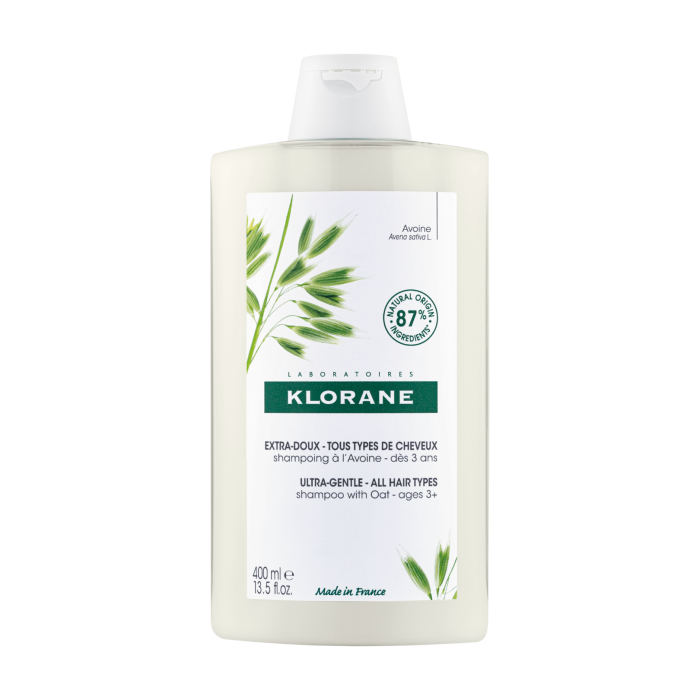 Klorane Ultra-Gentle - All Hair Types, Shampoo with Oat Milk, 400  ML
