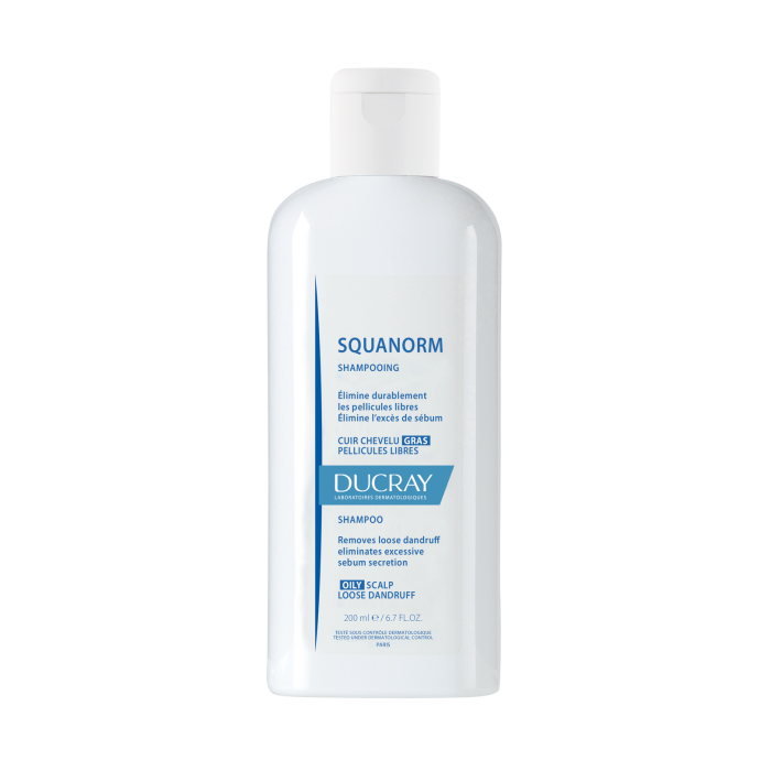 Ducray Squanorm Oily Scalp Dandruff Shampoo, 200 ML