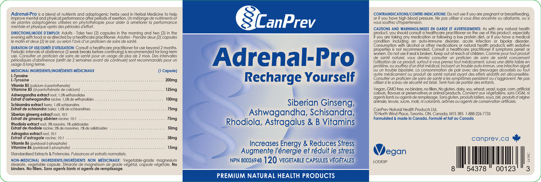 CanPrev Adrenal-Pro Recharge Yourself