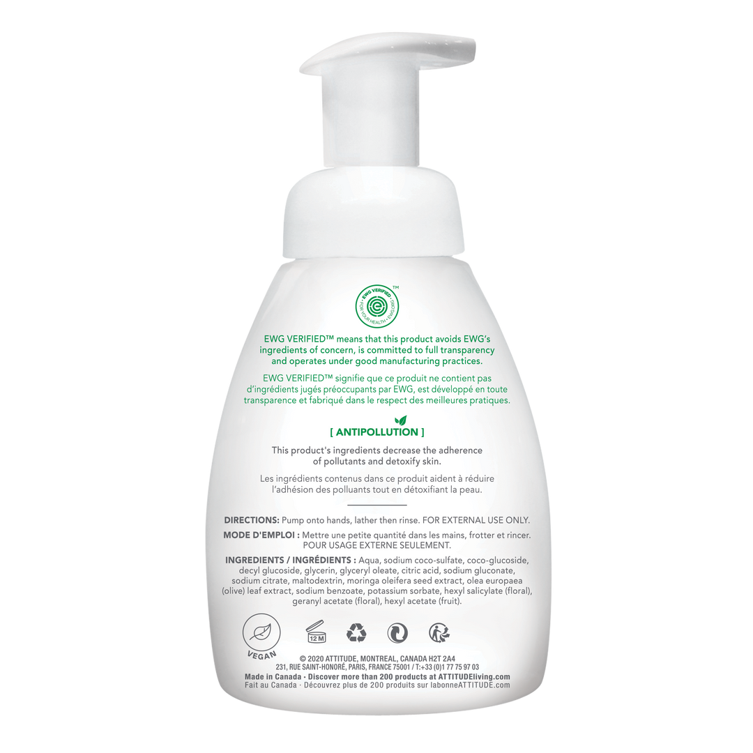 Attitude Foaming Hand Soap - Olive Leaves
