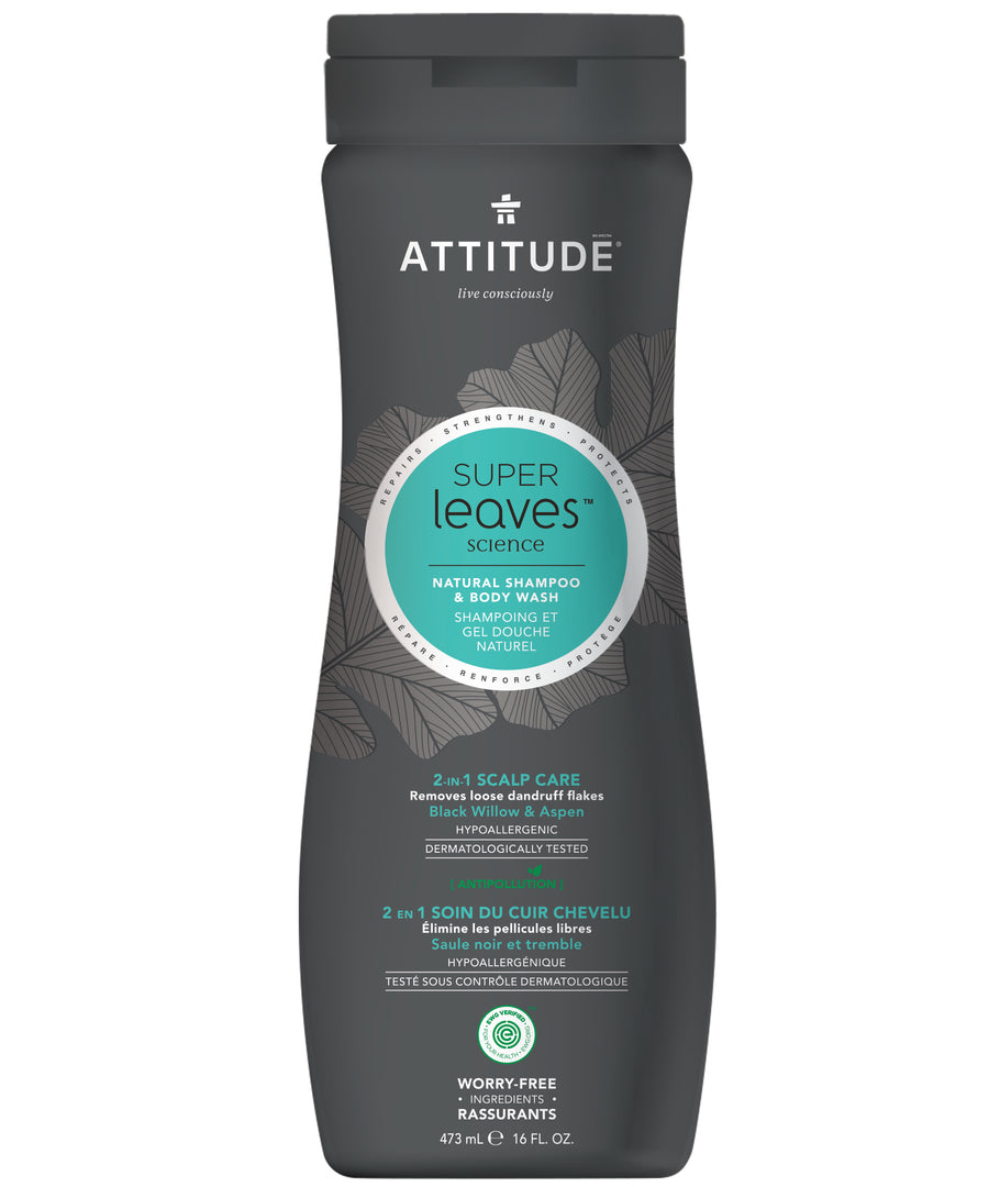 Attitude MEN 2in1 Shampoo & Body- Scalp Care