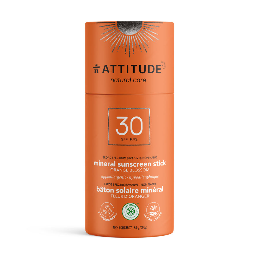 Attitude SPF30 Sunscreen Stick - Orange