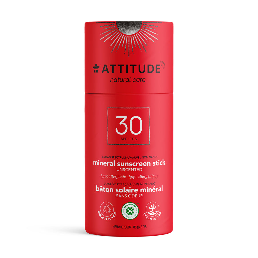 Attitude SPF30 Sunscreen Stick - Unscented