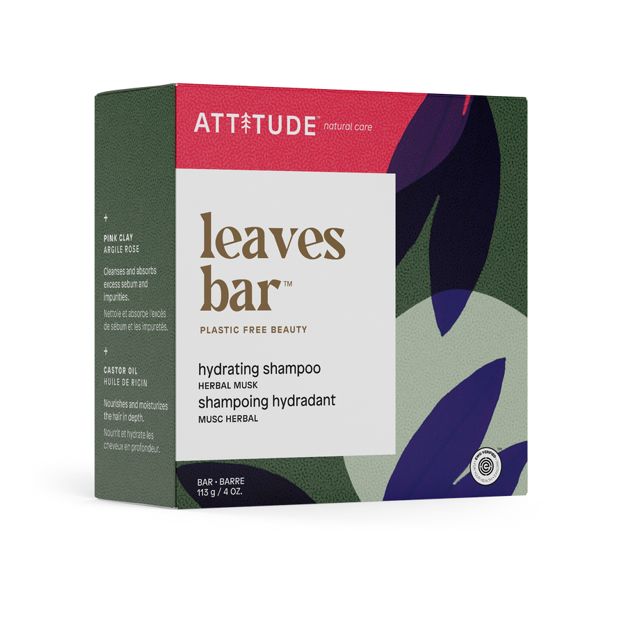 Attitude Shampoo Bar - Hydrating Herbal Musk
