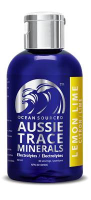 Aussie Trace Minerals, Electrolytes, Lemon/Lime, 60ml