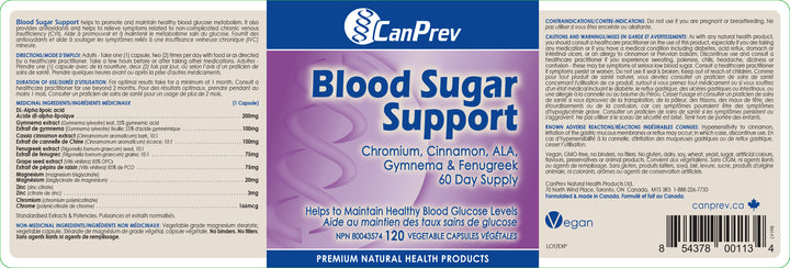 CanPrev Blood Sugar Support