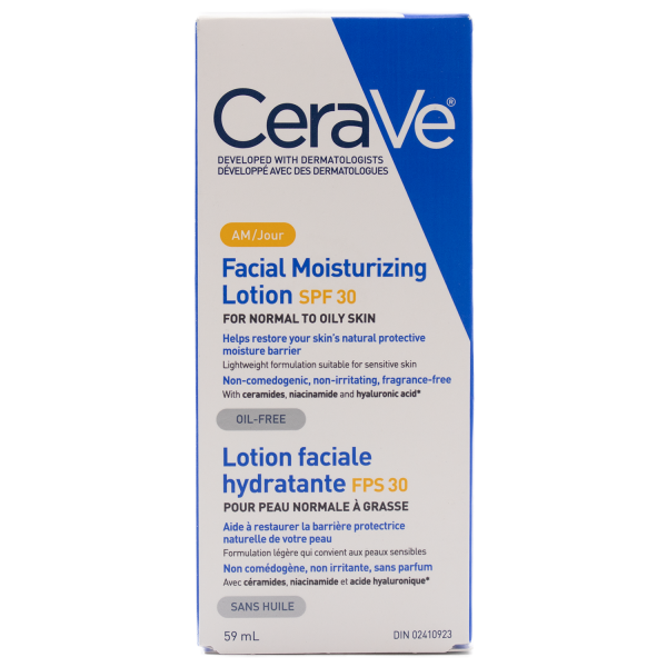 CeraVe AM Facial Moisturizing Lotion SPF 30, 59ml