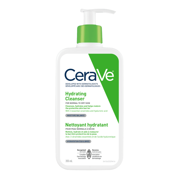 CeraVe Hydrating Facial Cleanser, 355ml