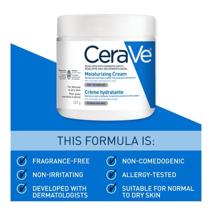 CeraVe Moisturizing Cream with Pump, 539g