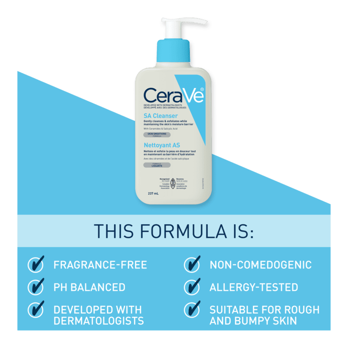 CeraVe Renewing SA Cleanser, 473ml