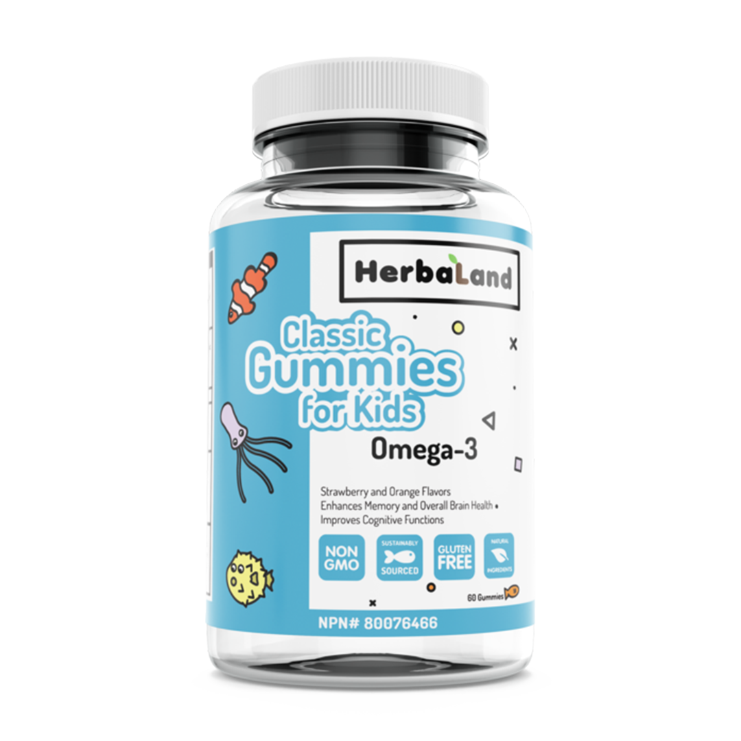 Herbaland Classic Gummy For Kids: Omega 3