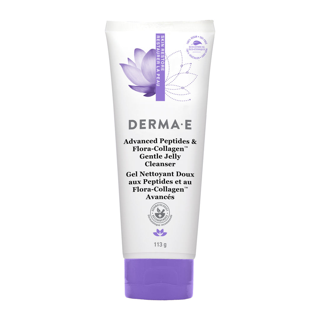 Derma E Skin Restore Advanced Peptides & Flora-Collagen Gentle Jelly Cleanser 113g