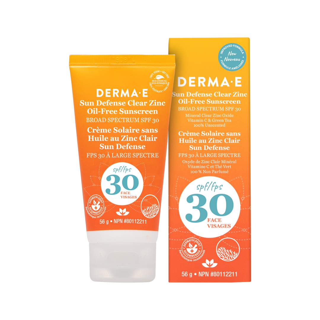 Derma E SPF30 Clear Zinc Face Sunscreen