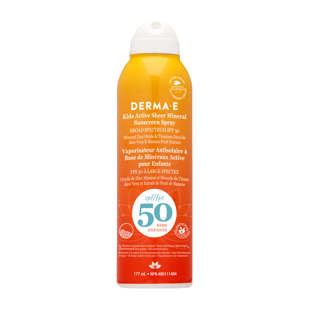 Derma E SPF50 Kids Mineral Sunscreen Spray