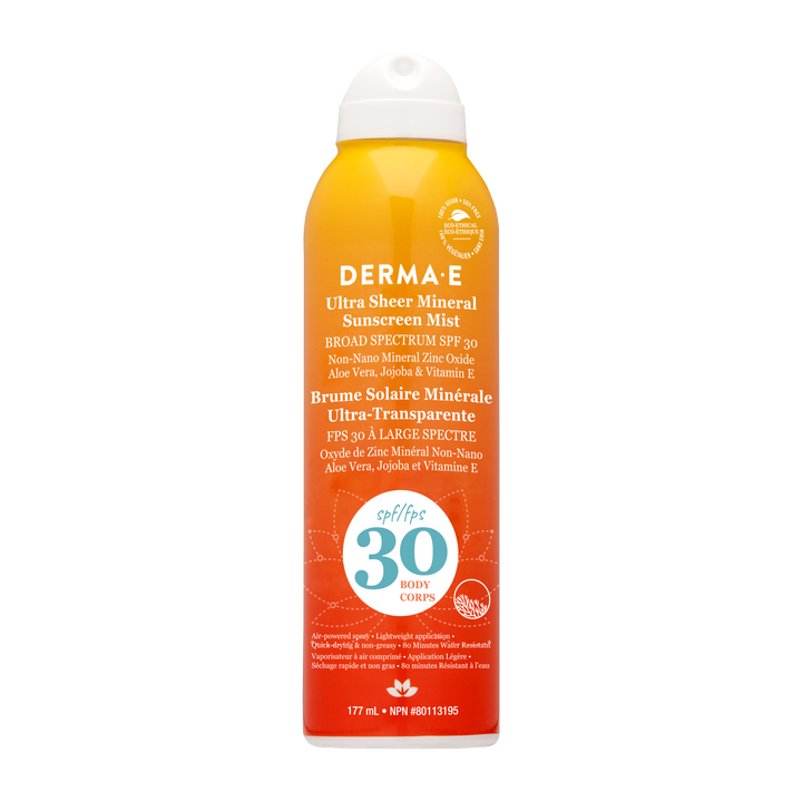 Derma E SPF30 Ultra Sheer Mineral Mist