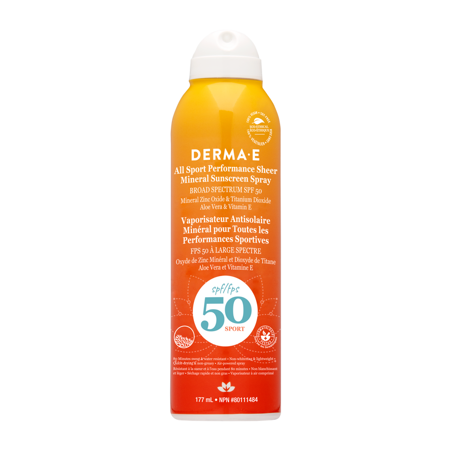 Derma E SPF50 All Sport Spray Sunscreen
