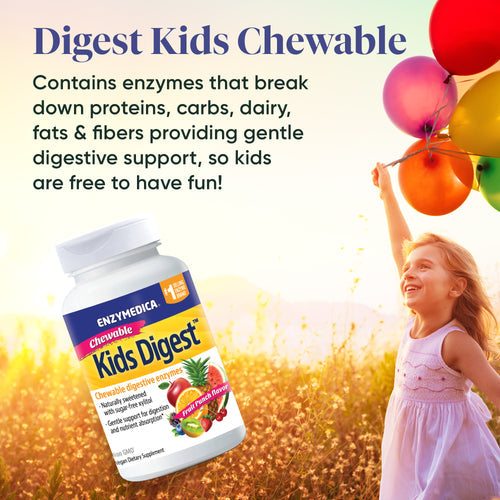 Enzymedica Kids Digest, 60 chewable