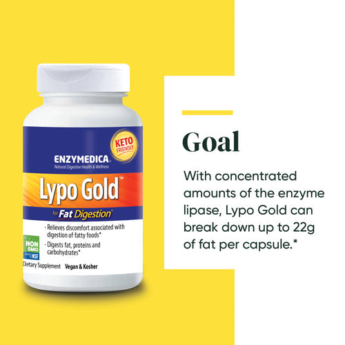 Enzymedica Lypo Gold (Lipid Optimize), 60 Capsules