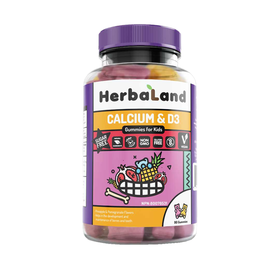 Herbaland Gummies For Kids: Calcium & D3