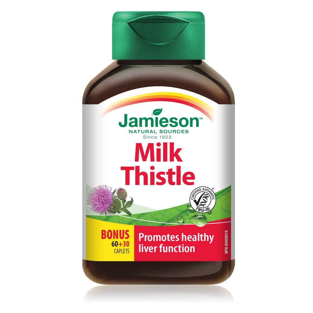 Jamieson Milk Thistle 4500mg 60's+30's Free