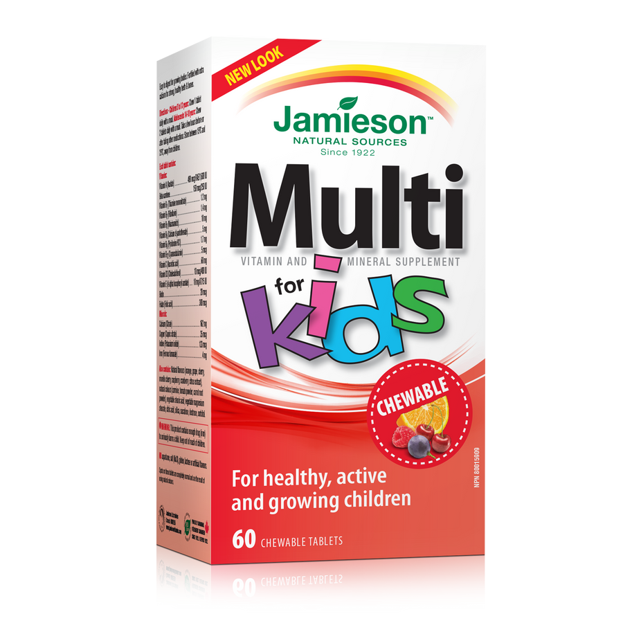 Jamieson 100% Complete Kids Chewable Multi 60's