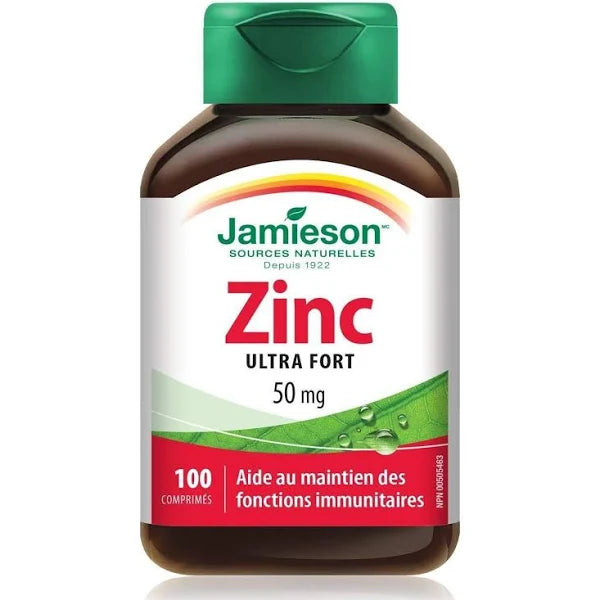Jamieson 50 Mg Zinc Tablets