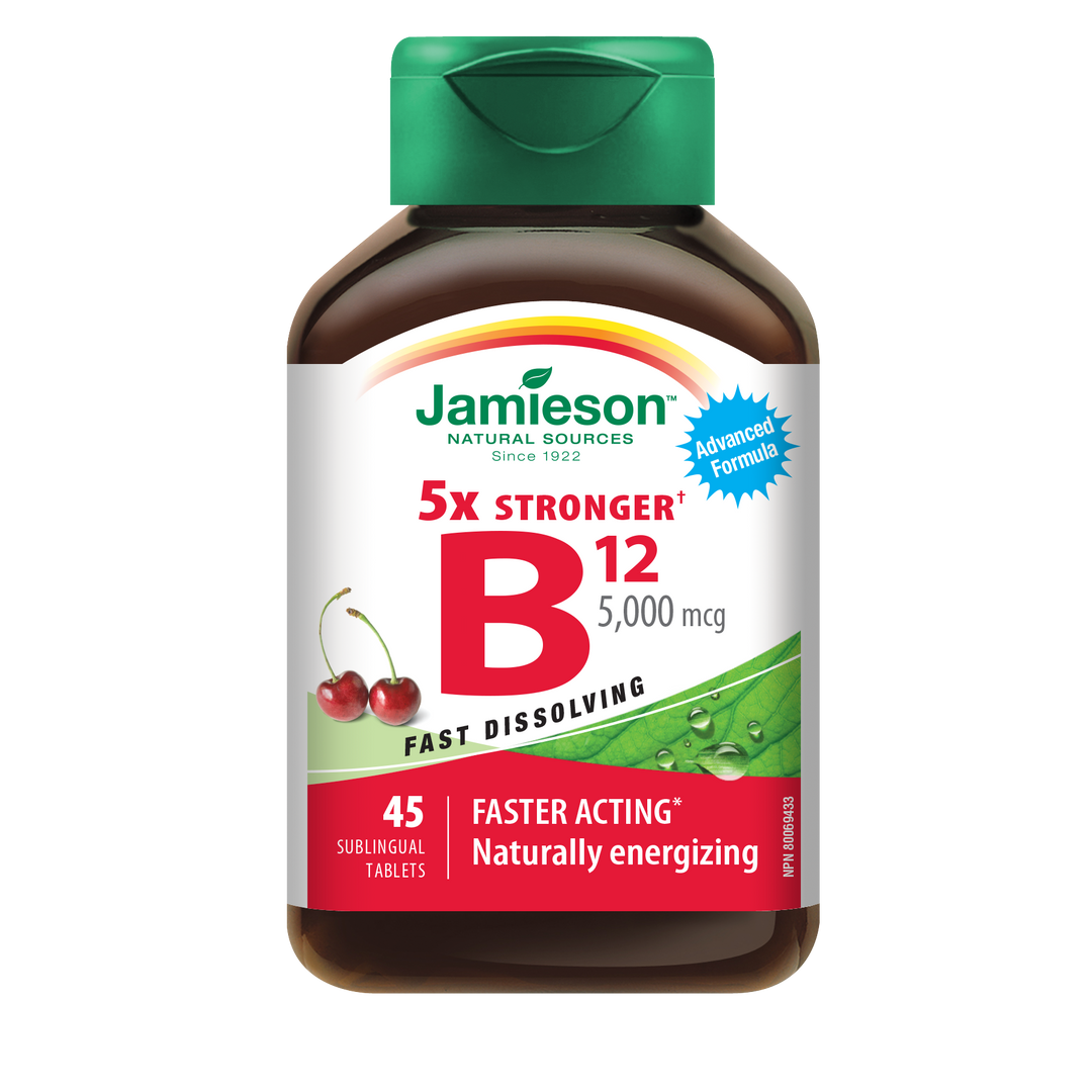 Jamieson Vitamin B12 5000mcg Sublingual 45's
