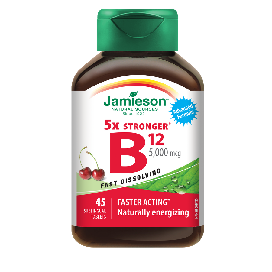 Jamieson Vitamin B12 5000mcg Sublingual 45's