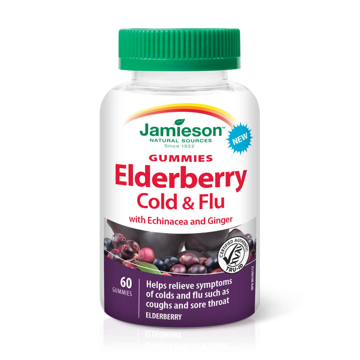 Jamieson Black Elderberry with Echinacea Gummy 60 Count