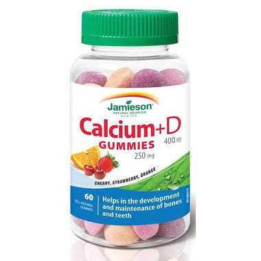 Jamieson Calcium + Vitamin D Gummies 60's