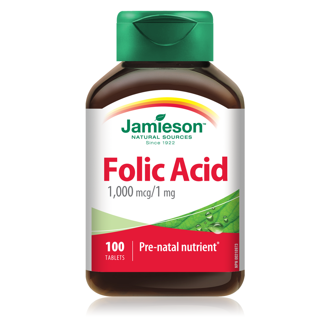Jamieson Folic Acid 1000mcg 100's