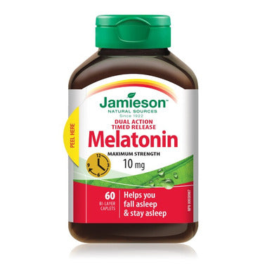 Jamieson Melatonin 10mg Dual Action Time Release 60's