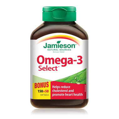 Jamieson Omega-3 Select 1000mg 150's+50's Free