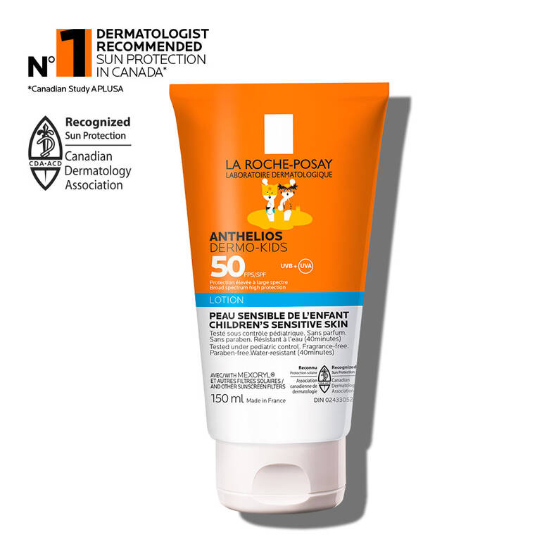 La Roche-Posay Anthelios Dermo-Kids Sunscreen for Kids SPF 50 Face & Body, 150ml