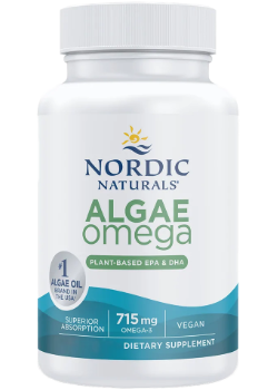 Nordic Naturals Algae Omega 3, 60 Softgel