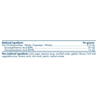 Nordic Naturals Omega-3 Gummy Worms, 30 Gummies