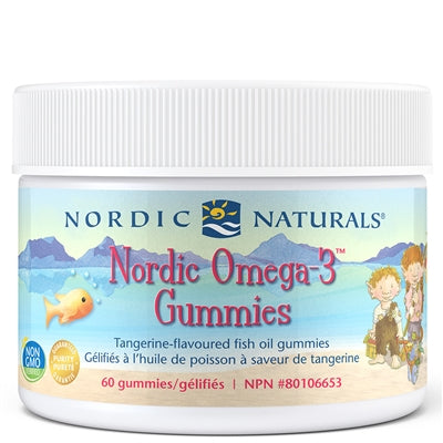 Nordic Naturals Omega 3 Gummies (Tangerine), 60 gummies