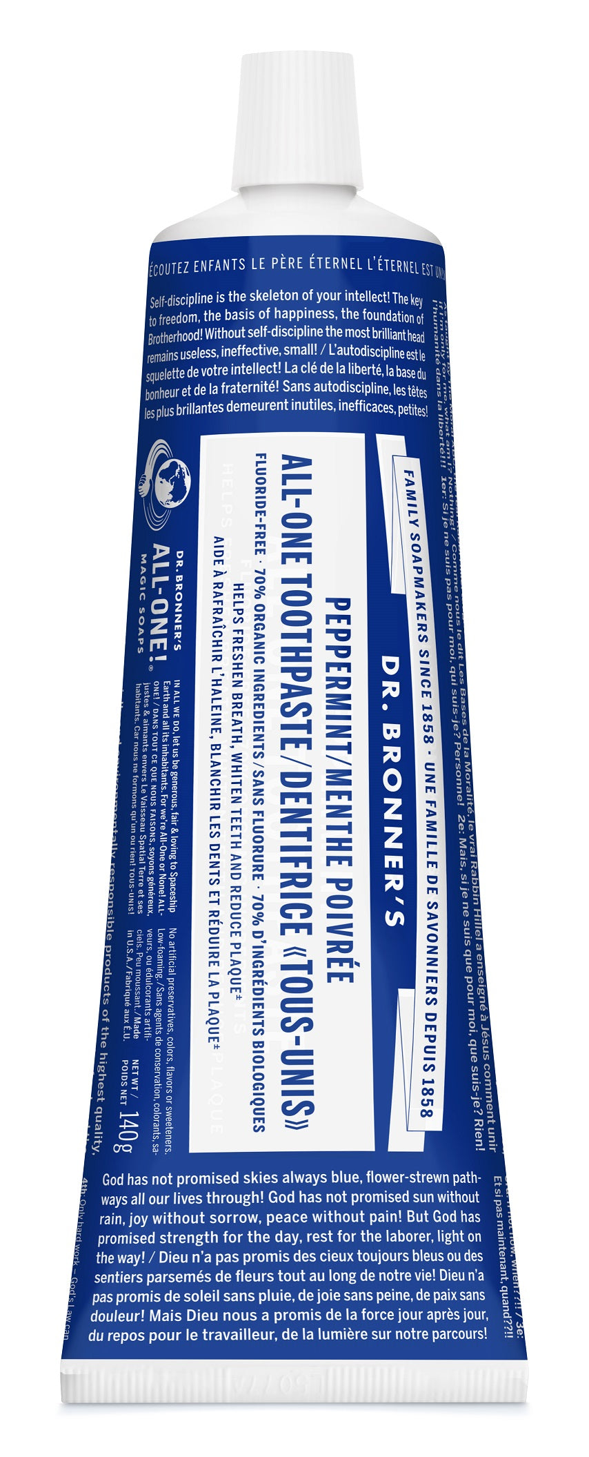 Dr. Bronner's Peppermint ALL-ONE Toothpaste