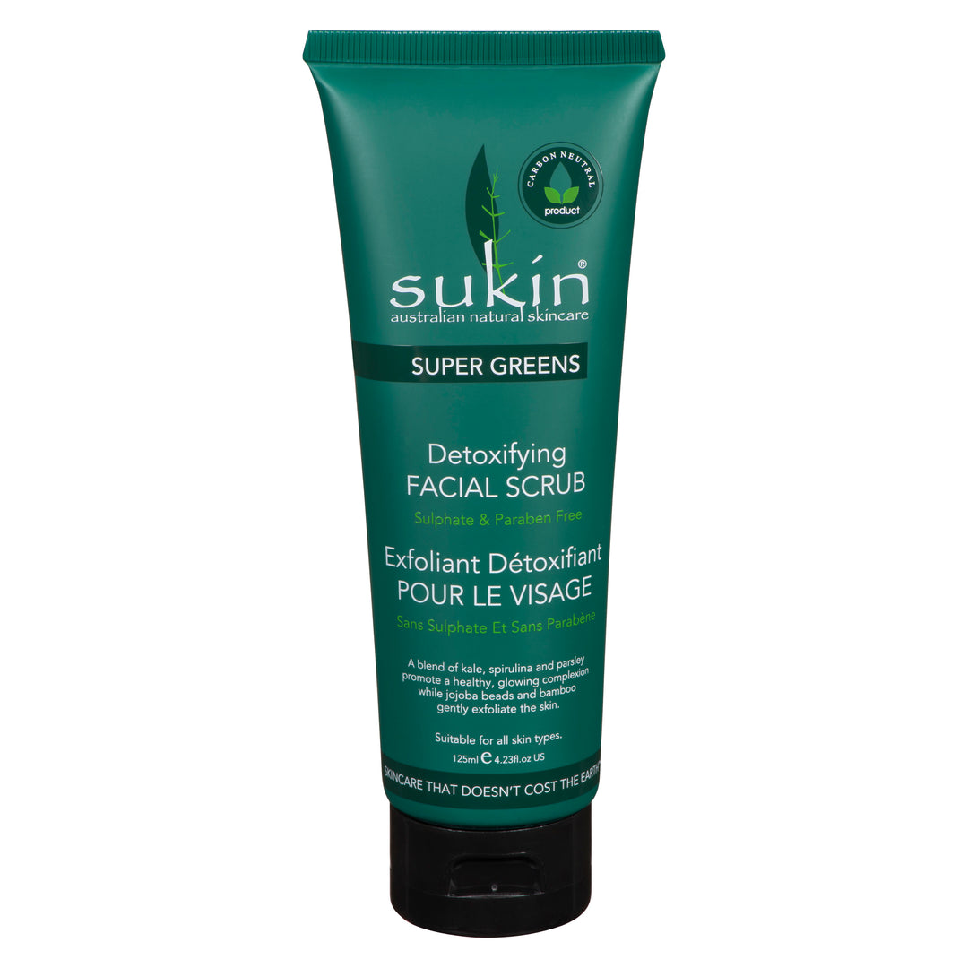 Sukin Detoxifying Facial Scrub | Super Greens 125ml